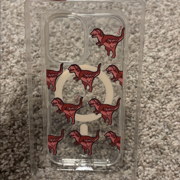 Coach Accessories - Coach Rexy Glitter Dinosaur Protective Case for the iPhone 16